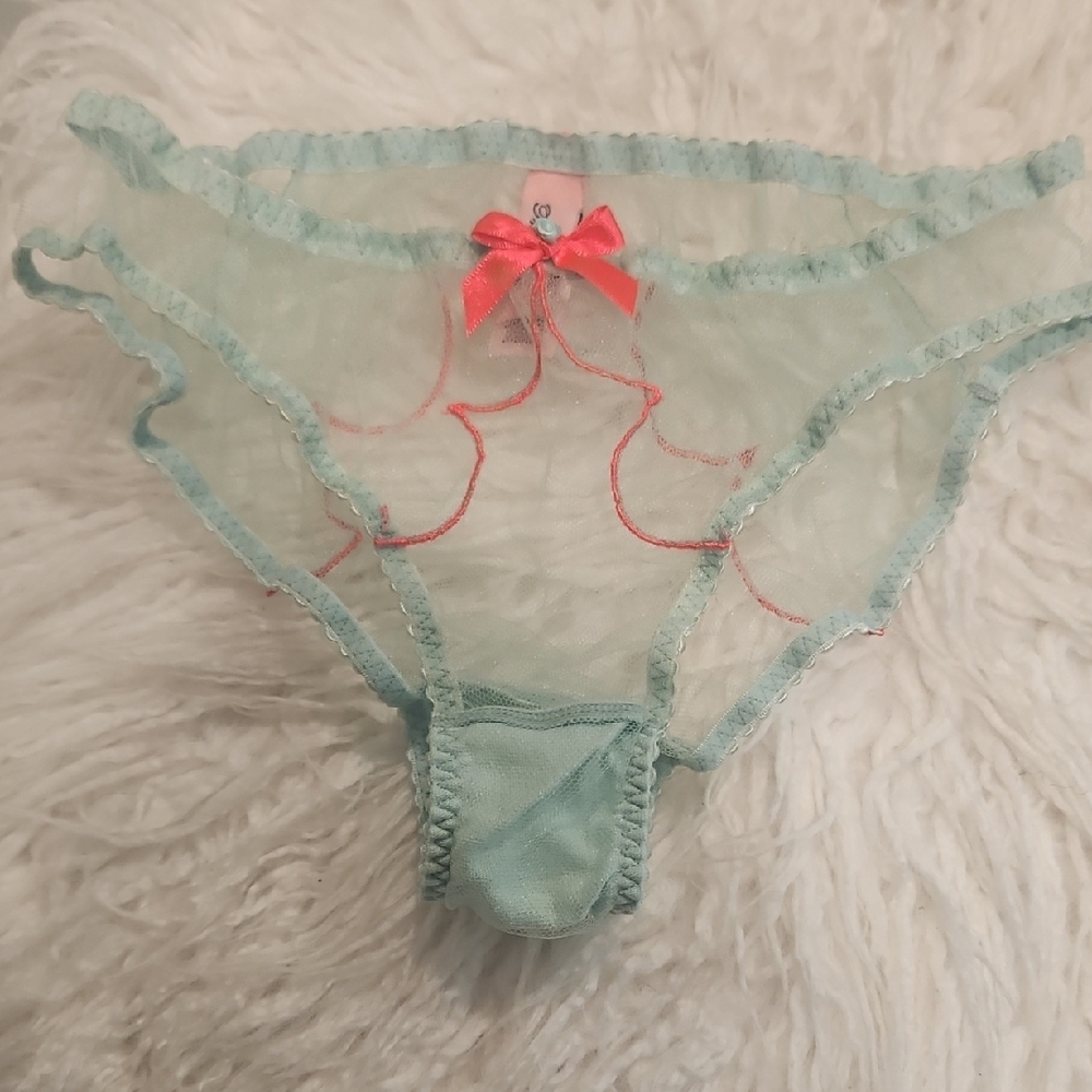 Agent Provocateur Lorna Panties/Knickers Mint and Pink - 2